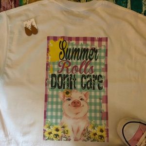 Summer Rolls Don’t Care T-Shirt